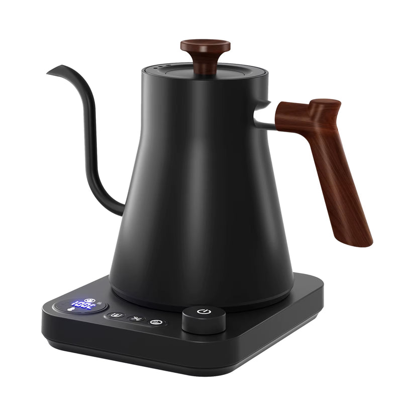 Electric Gooseneck Kettle - 1200W High-Efficiency Stainless Steel Water Boiler with Advanced Temperature Control and LCD Display