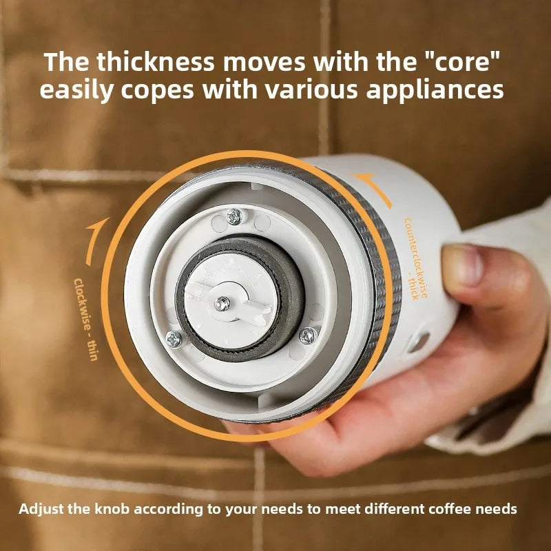 Portable Electric Coffee Grinder - Compact and Versatile Bean Grinder for Home and Travel Applications