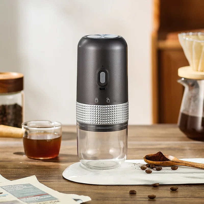 Portable Electric Coffee Grinder - Compact and Versatile Bean Grinder for Home and Travel Applications