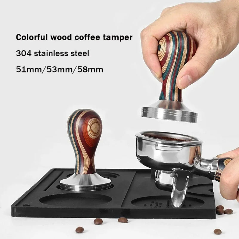 Elevate Your Espresso: Premium Coffee Tamper for Delonghi and Breville Machines – Available in 51mm, 53mm, and 58mm Sizes