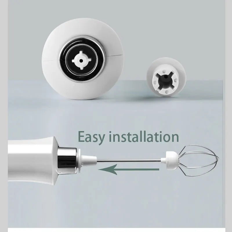 Portable 3-in-1 Electric Milk Frother and Foam Maker