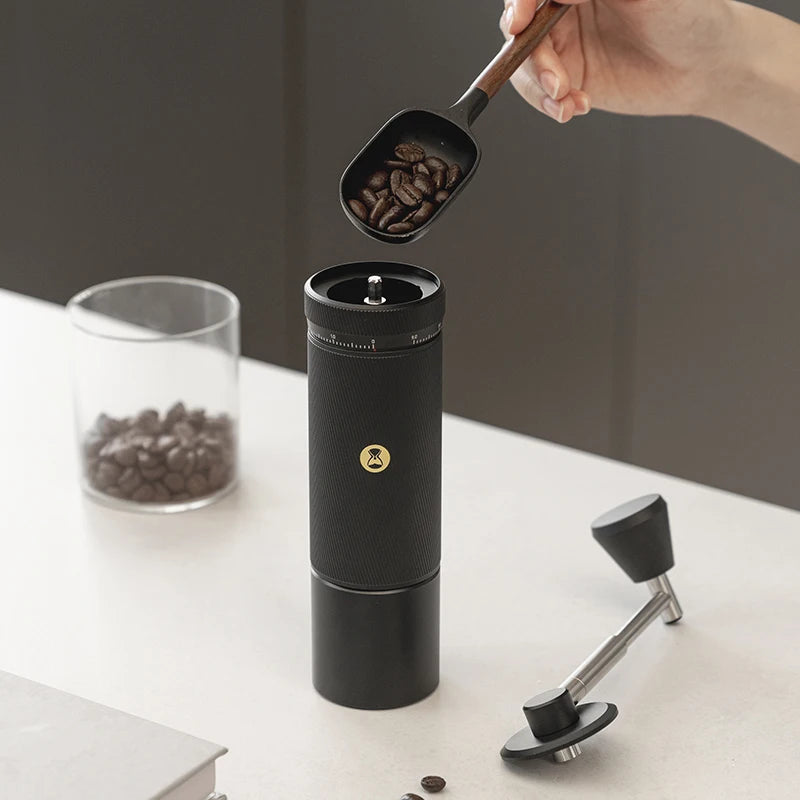 S3 Foldable Manual Coffee Grinder – Precision Burrs & 0.015mm Adjustment