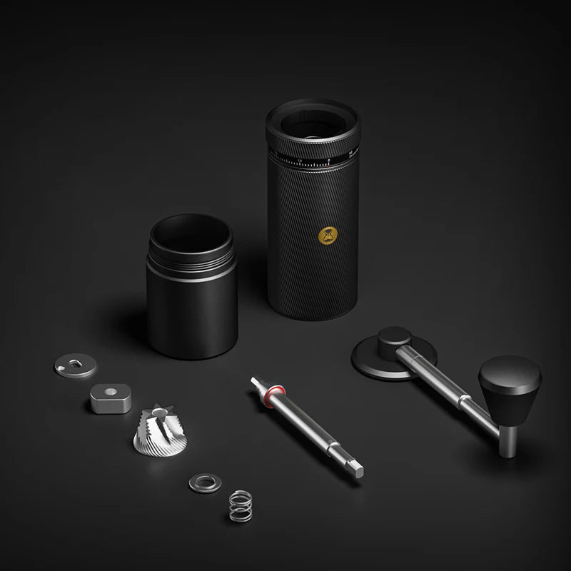 S3 Foldable Manual Coffee Grinder – Precision Burrs & 0.015mm Adjustment