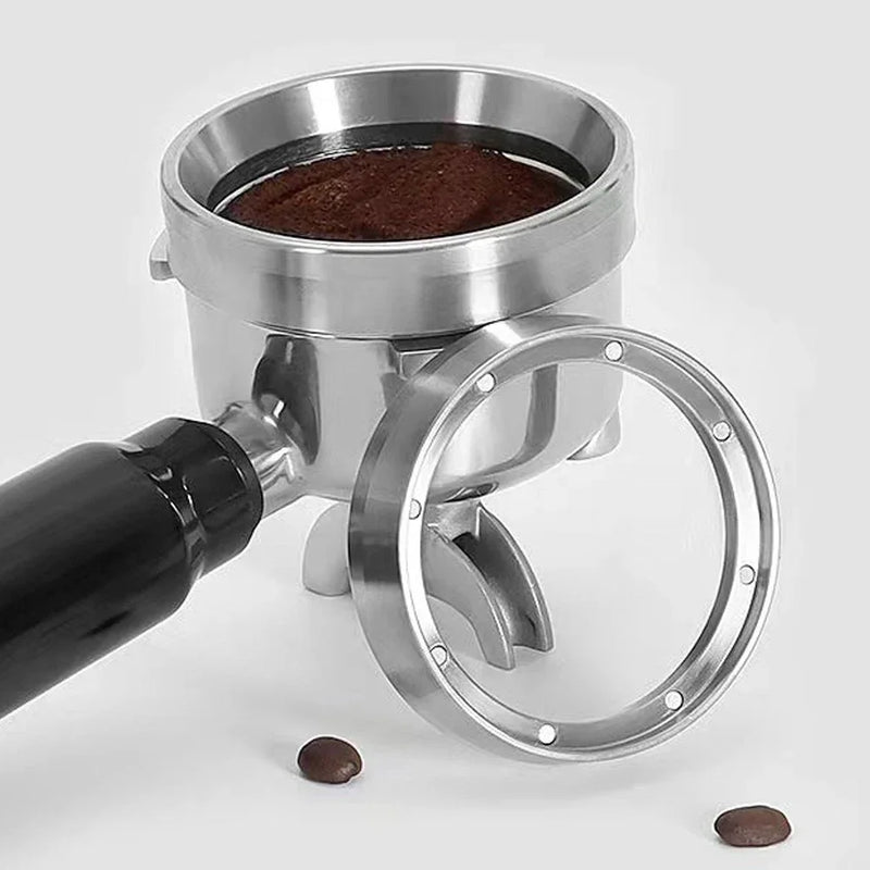 Enhance Your Espresso Experience with the Premium Espresso Coffee Catcher Ring - Perfect for 51mm, 53mm, and 58mm Portafilters