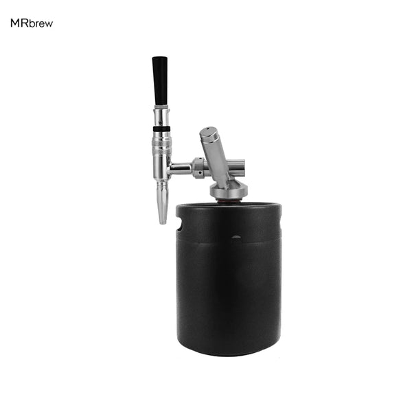Nitro Cold Brew Coffee Maker with Homebrew Keg and Stout Creamer Faucet - 2L Coffee Dispensing System for Aficionados