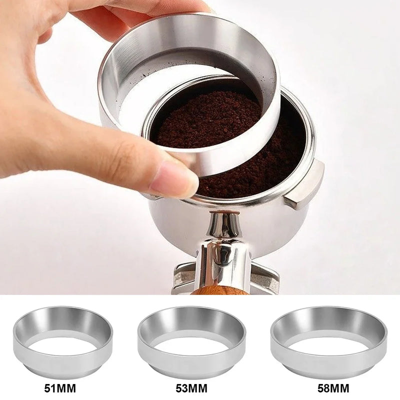 Enhance Your Espresso Experience with the Premium Espresso Coffee Catcher Ring - Perfect for 51mm, 53mm, and 58mm Portafilters