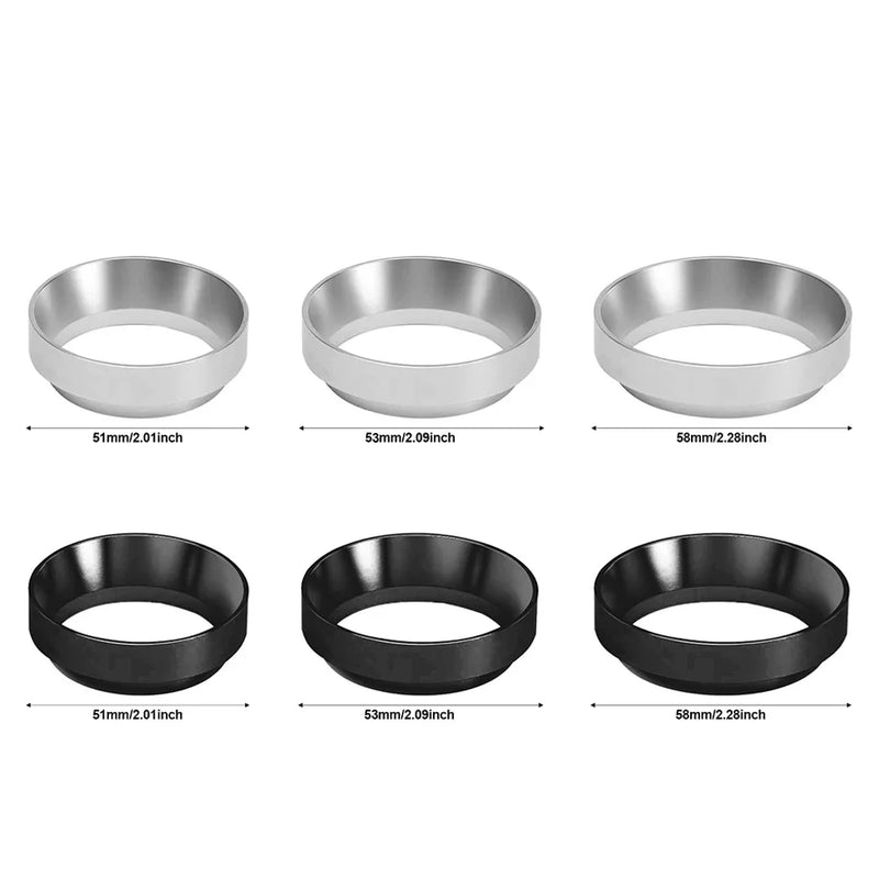Enhance Your Espresso Experience with the Premium Espresso Coffee Catcher Ring - Perfect for 51mm, 53mm, and 58mm Portafilters