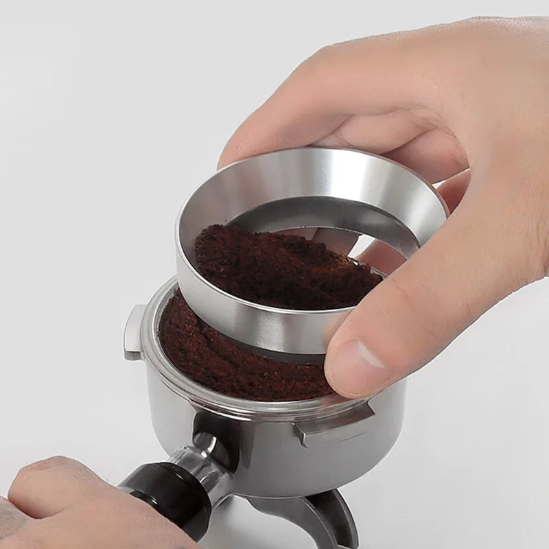 51/53/58mm Coffee Powder Ring Grinder - Anti-Dispersion Ring for Baristas - Precision Coffee Handle Accessory