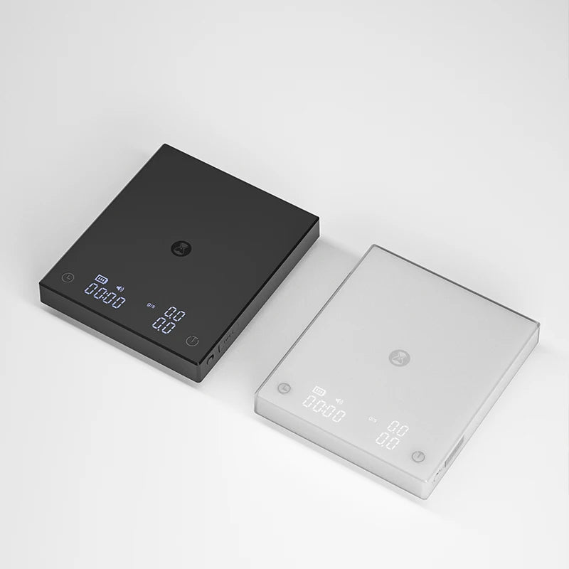 Black Mirror Basic+2 Digital Coffee Scale – Mini, USB-Powered Precision