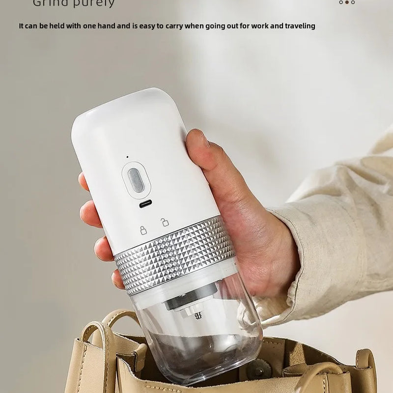 Portable Electric Coffee Grinder - Compact and Versatile Bean Grinder for Home and Travel Applications