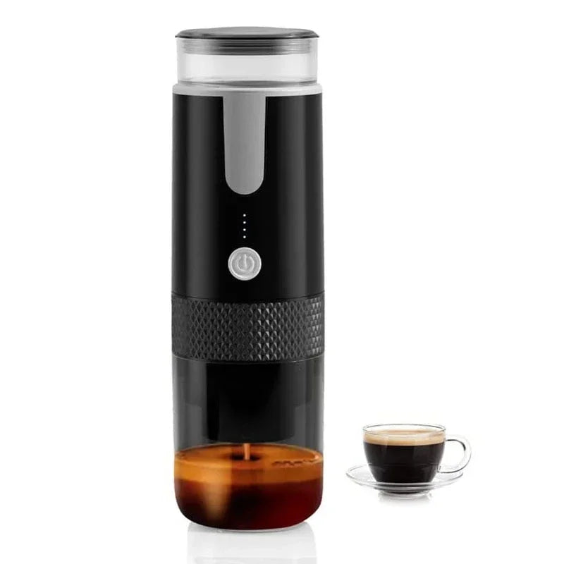 2-in-1 Portable Electric Coffee Maker – For Ground Coffee & Capsules