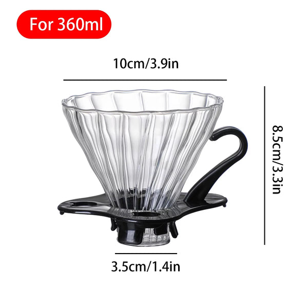 Handcrafted Cloud-Shaped Coffee Maker and Filter Set for Home Brewing