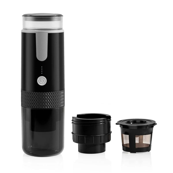 2-in-1 Portable Electric Coffee Maker – For Ground Coffee & Capsules