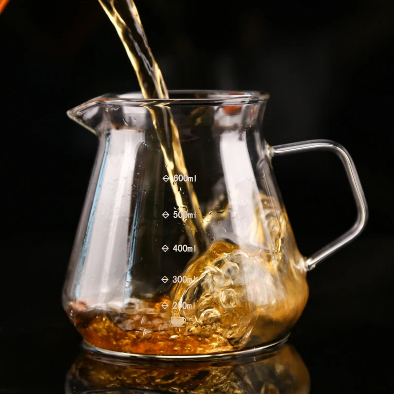 Elevate Your Coffee Experience with the Professional Pour Over Coffee Dripper Set – Complete with 600ml Glass Server, V02 Funnel, Drip Maker, Brew Cup, and Filter Papers